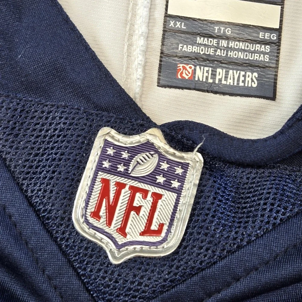 Dallas Cowboys Jersey Mens 2XL Blue NFL Football‎ DIGGS 7 Nike On Field